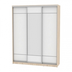 Шкаф-купе Аларти B-220х180х60-2ДСС-Белый-D7D8D7