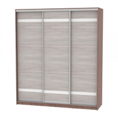 Шкаф-купе Аларти B-220х200х60-1ЯШТ-ЯШС-D9D9D9