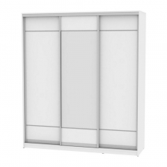 Шкаф-купе Аларти B-220х200х60-1Белый-D7D8D7