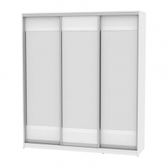 Шкаф-купе Аларти B-220х200х60-3Белый-D10D10D10