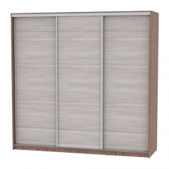 Шкаф-купе Аларти B-220х235х60-3ЯШТ-ЯШС-D7D7D7