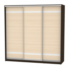 Шкаф-купе Аларти B-220х235х60-3Венге-ДМ-D9D9D9