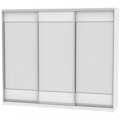 Шкаф-купе Аларти B-220х270х60-1Белый-D8D8D8