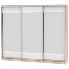 Шкаф-купе Аларти B-220х270х60-1ДСС-Белый-D10D10D10