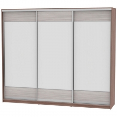 Шкаф-купе Аларти B-220х270х60-3ЯШТ-ЯШС-D8D8D8