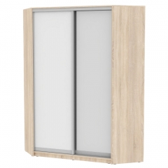 Шкаф-купе Аларти YA-198х1250-3ДСС-Белый-D6D5