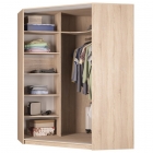 Шкаф-купе Аларти YA-198х1400-568-1Белый-D1D2