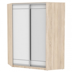 Шкаф-купе Аларти YA-198х1400-568-1ДСС-Белый-D1D2