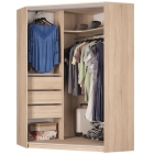 Шкаф-купе Аларти YA-198х1250-4ЯАТ-D4D3