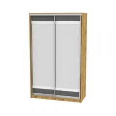 Шкаф-купе Аларти B-230х135х60-1ДВ-Графит-D10D10