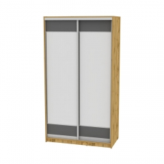 Шкаф-купе Аларти B-230х120х60-1ДВ-Графит-D8D8