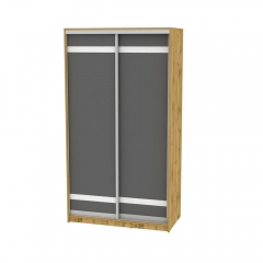 Шкаф-купе Аларти B-230х120х60-3ДВ-Графит-D9D9