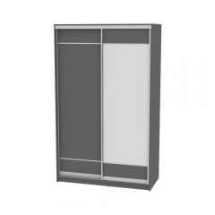 Шкаф-купе Аларти B-230х135х60-1Графит-D7D8