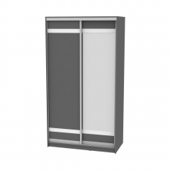 Шкаф-купе Аларти B-230х120х60-3Графит-D9D10