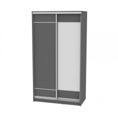Шкаф-купе Аларти B-230х120х60-2Графит-D7D8