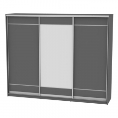 Шкаф-купе Аларти B-230х270х60-3Графит-D7D8D7