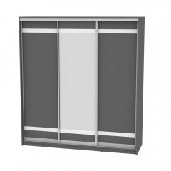 Шкаф-купе Аларти B-220х180х60-2Графит-D9D10D9