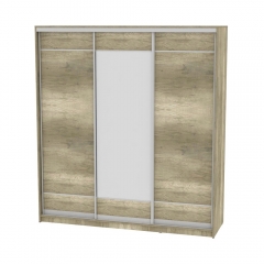 Шкаф-купе Аларти B-220х180х60-1ДКМ-D7D8D7