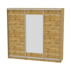 Шкаф-купе Аларти B-220х235х60-3ДВ-D7D8D7