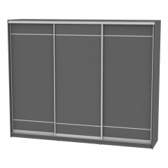 Шкаф-купе Аларти B-230х270х60-1Графит-D7D7D7