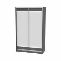 Шкаф-купе Аларти B-220х135х60-1Графит-D10D10