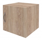 Антресоль узкая с глухой дверью правая Skyland Simple SA-400.1 R Дуб Сонома светлый