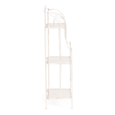 Этажерка Tetchair Secret De Maison Elisa PL08-10337 стальной сплав, античный белый, 41,50х20х108 см