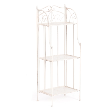 Этажерка Tetchair Secret De Maison Elisa PL08-10337 стальной сплав, античный белый, 41,50х20х108 см