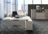 Комплект мебели для кабинета руководителя Норден Atlas 03 Ясень Наварра Алюминий