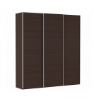 Шкаф-купе трехдверный Е1 Прайм 2100 ДСП/ДСП/ДСП Венге