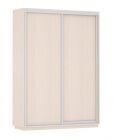 Шкаф-купе двухдверный Е1 Экспресс Дуо Элемент 1600х2400h Дуб молочный