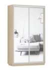 Шкаф-купе двухдверный Е1 Экспресс Дуо Экспенс 1200х2200h Ясень шимо светлый