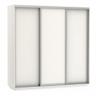 Шкаф-купе трехдверный Е1 Экспресс Трио Элемент 2100х2400h Белый снег