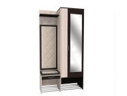 Прихожая Ивару Ольга 4 Ясень шимо светлый Венге