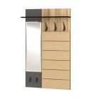 Вешало настенное Ивару Ольга-Лофт 6 Дуб Крафт золотой Темно-серый